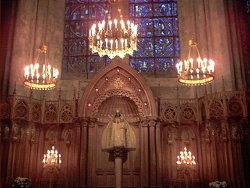 inside chartres cathedral