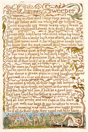 the chimney sweeper songs of innocence the chimney sweeper songs of innocence