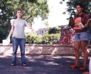 nori & julie ... doing what I don't know