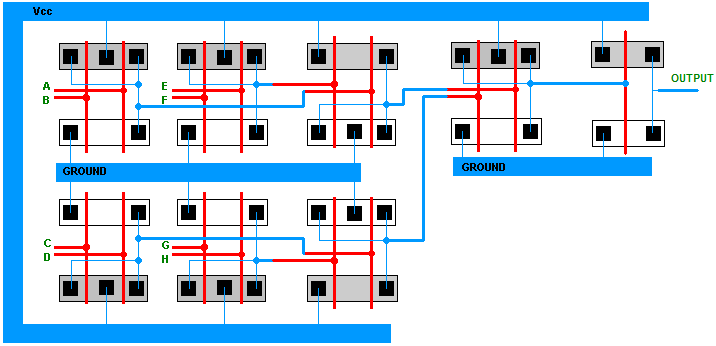 eight input AND gate implementation 3