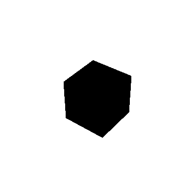 Animated Cube X-axis rotation